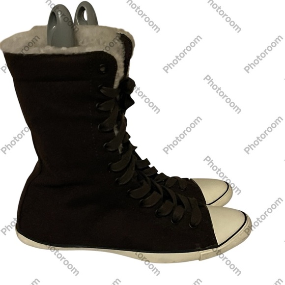 Converse All Star Wool High Tops Sneakers Sz 6 1/2 - Picture 1 of 15